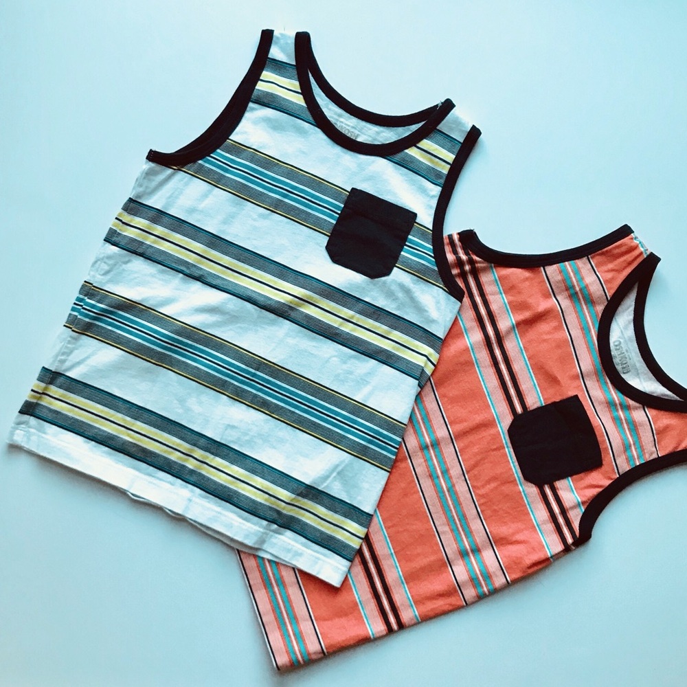 Pair of Oshkosh B’gosh boys size 8 tank tops